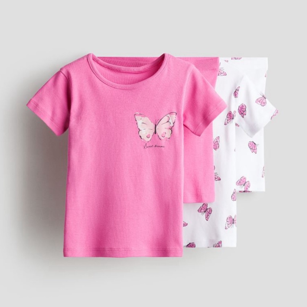 Girls H&M Pajama Set 🦋 NWOT ⭐️